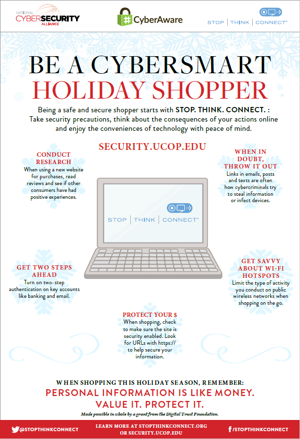 Flyer: Be a Cybersmart Holiday Shopper