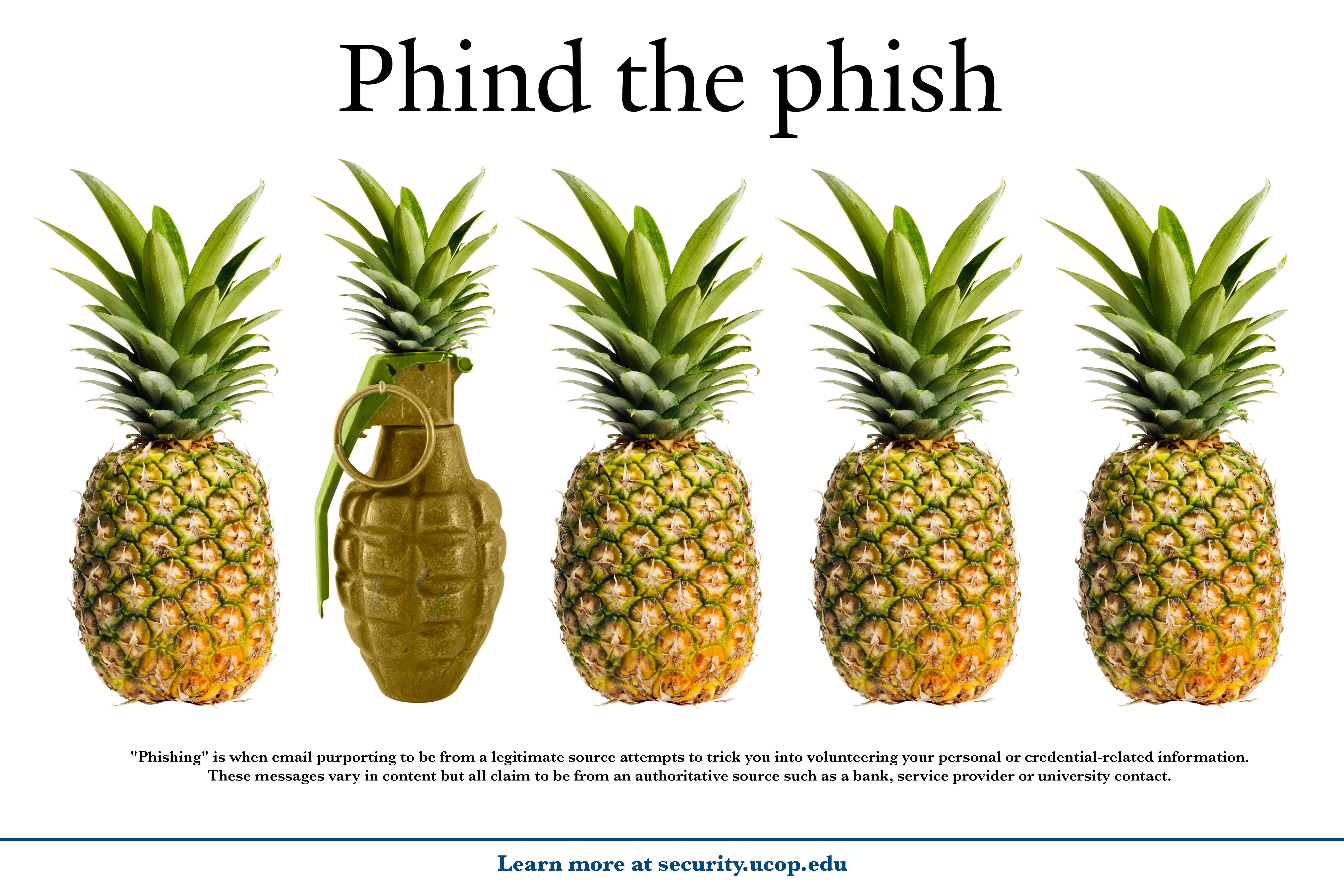 Phind the phish - pineapple-grenade