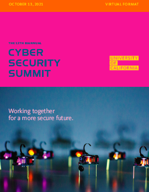 Fall 2021 cybersecurity summit agenda (pdf)